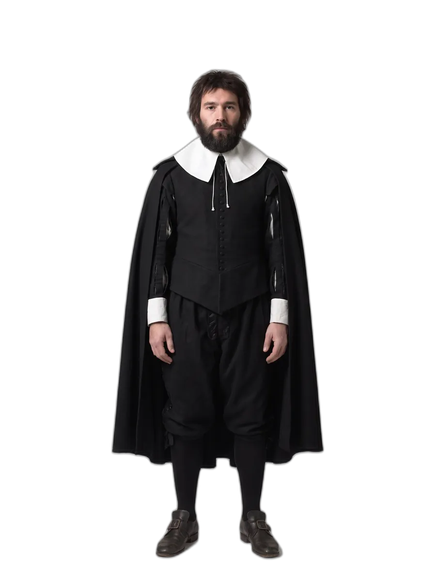 Reconstrucción de la vestimenta de Barroco: España, 1650