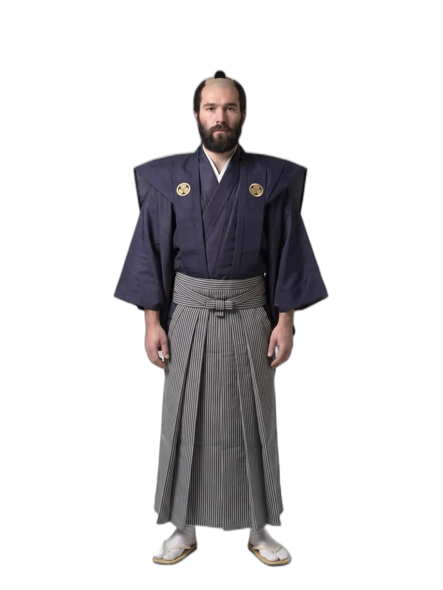 Reconstrucción de la vestimenta de Japón Edo: Samurái, siglo XVII